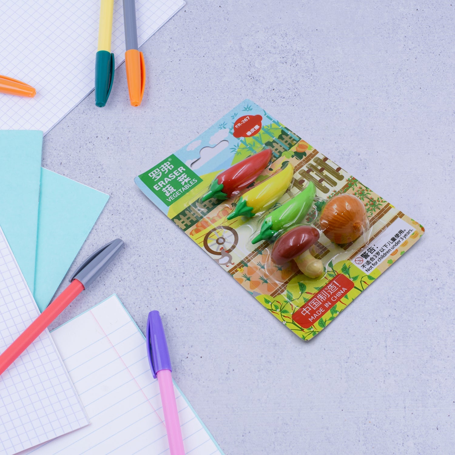 4575 Vegetable Shaped Erasers, Puzzle Erasers, Erasers for Kids, Fun Erasers, Gifts for Kids, Pencil Erasers for Birthday Gifts for Kids (5 Pcs Set) 4575 Vegetable Shaped Erasers, Puzzle Erasers, Erasers for Kids, Fun Erasers, Gifts for Kids, Pencil Erasers for Birthday Gifts for Kids (5 Pcs Set)